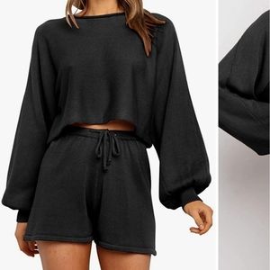 Sweater and shorts set